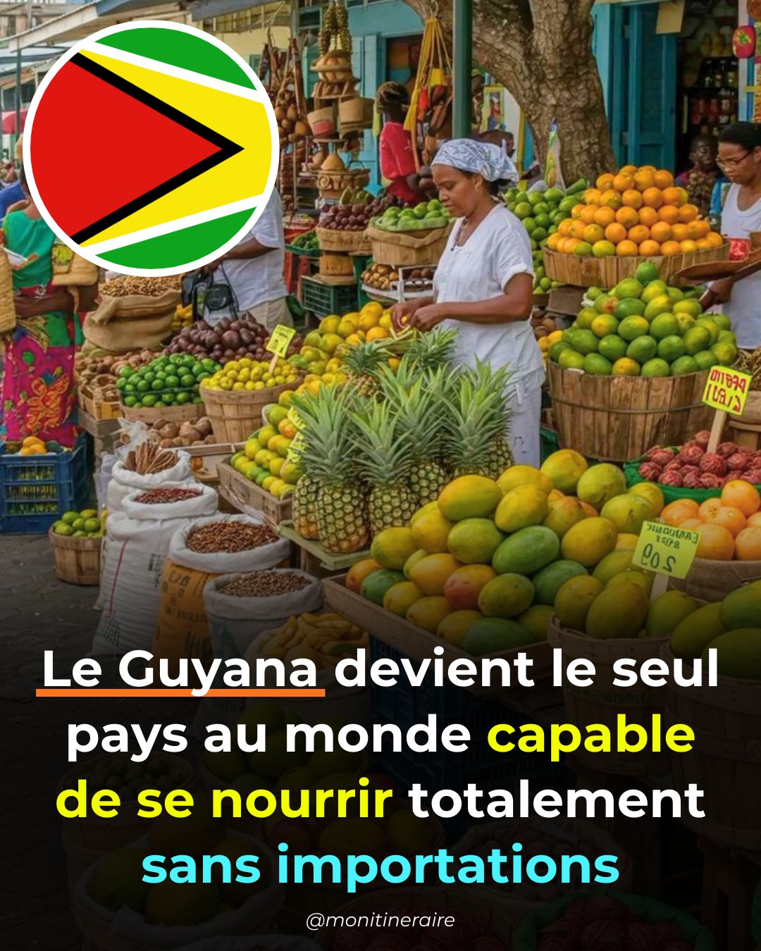 Le Guyana, seul pays autosuffisant en alimentation